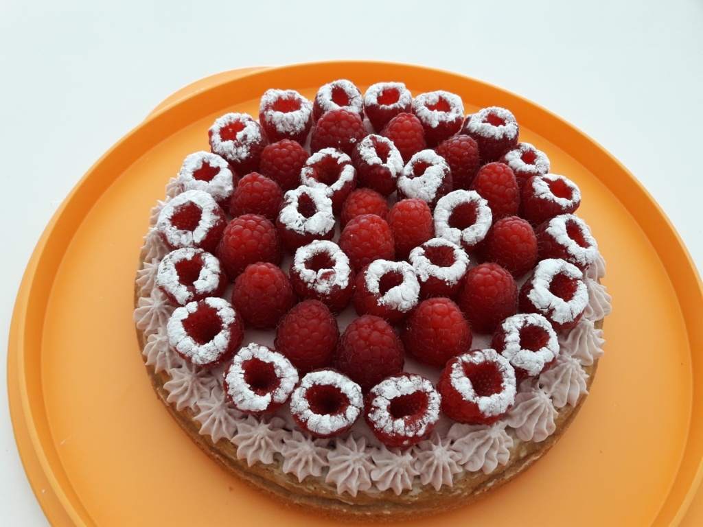 Tarte framboises 1, La cuisine de Laude Tarte framboises 1, La cuisine de Laude