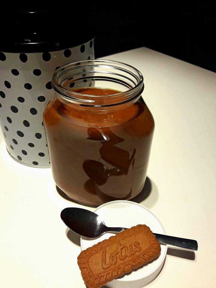 Pâte à tartiner caramel speculoos 1, La cuisine de Laude Pâte à tartiner caramel speculoos 1, La cuisine de Laude