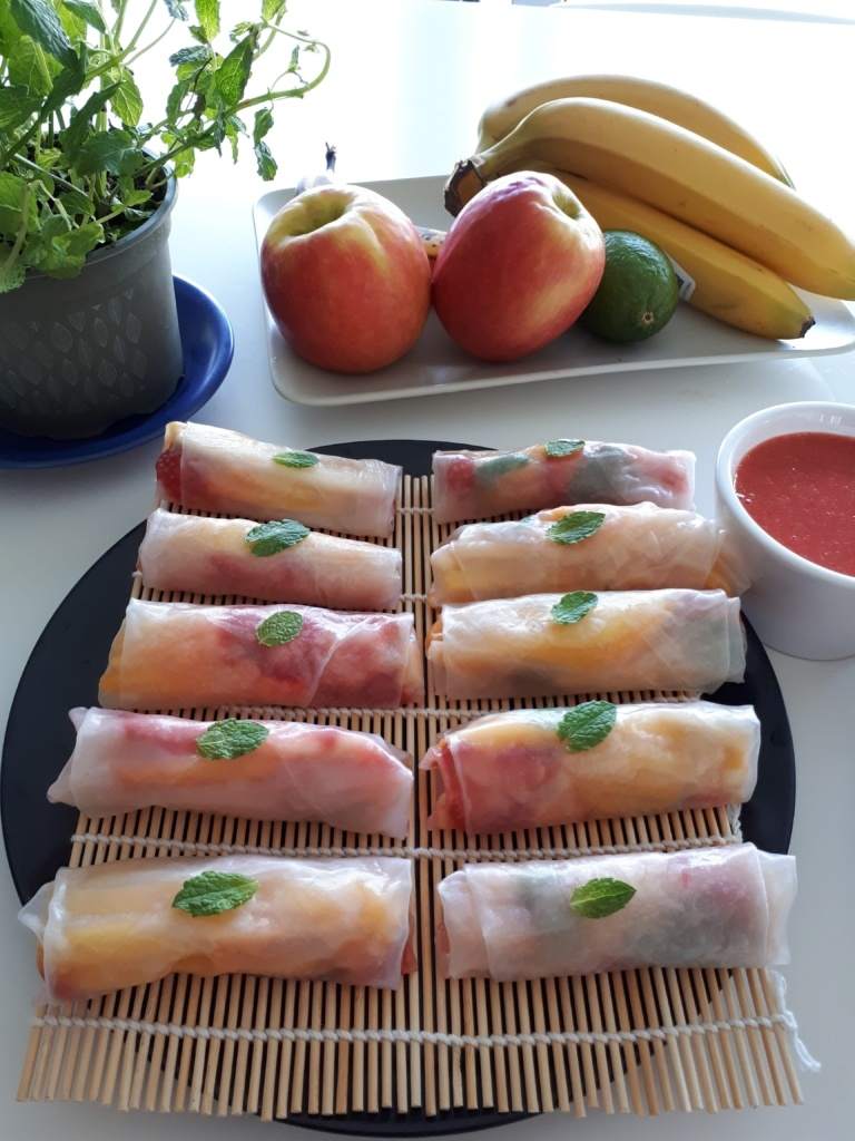 Nems aux fruits frais e1531726899515, La cuisine de Laude Nems aux fruits frais e1531726899515, La cuisine de Laude