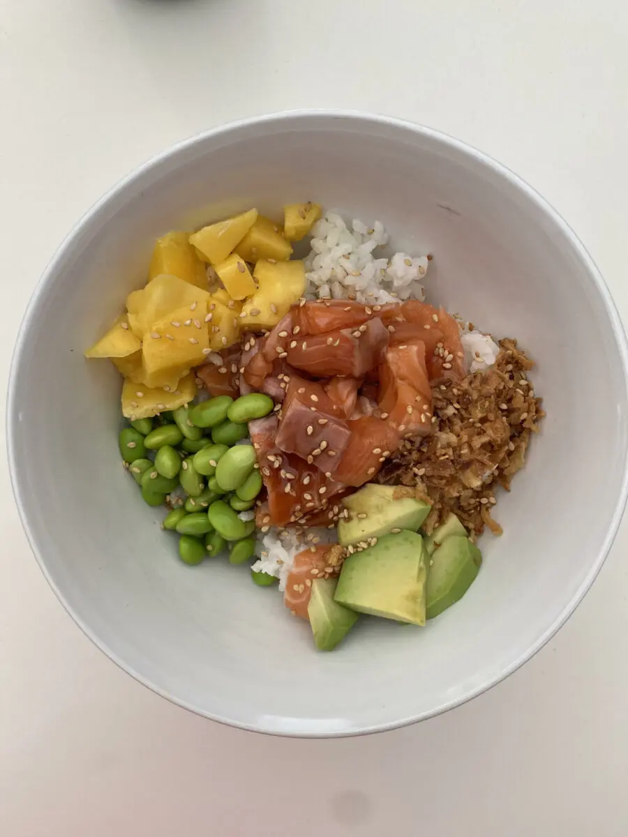 Poke bowl, La cuisine de Laude
