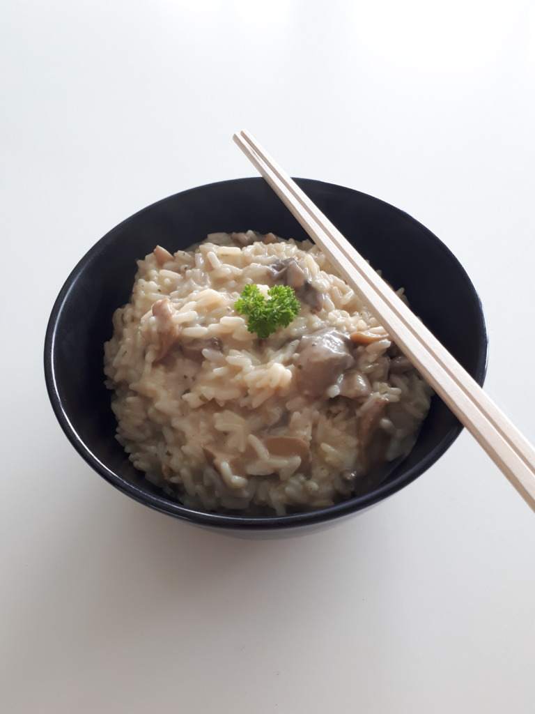 Risotto champignons parmesan, La cuisine de Laude Risotto champignons parmesan, La cuisine de Laude